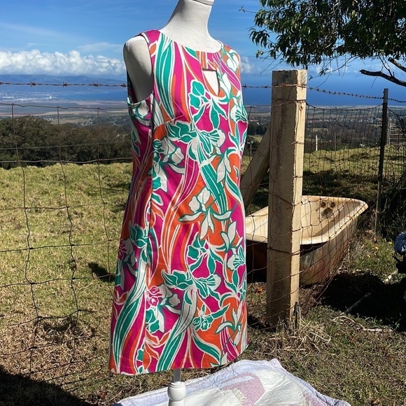 ANNE Klein Colorful Sleeveless Shift Dress 6 - Picture 5 of 10